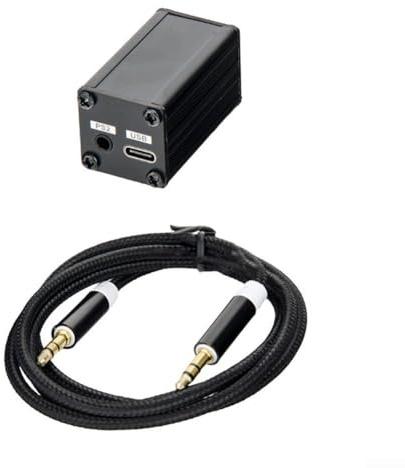 Adapter für Hamcube Pro CW Trainer PC Tastatur Schnittstelle Pocket Elf Series CW Übungsmaschine Integration Aluminiumlegierung Hitzebeständigkeit bis 105 C Enhanced Morse-Decoding Precise Adapter