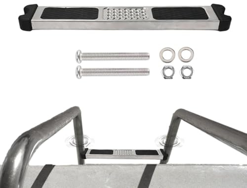 Peldaños De Escalera para Piscina Enterrada,4,8 cm Antideslizante Y Gran Capacidad De Carga - Peldaño Ancho para Escalera de Piscina,Hogar, SPA, Patio, Hotel, Resort, Gimnasio y Parque Acuático