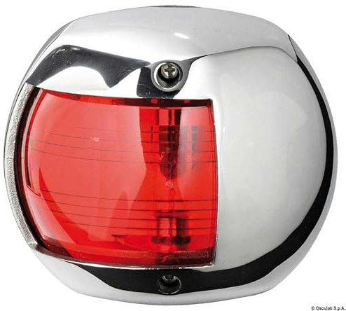 Osculati Classic 12 Navigationslicht AISI 316/112,5° rot