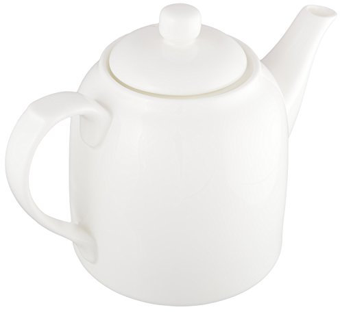 Wilmax WL-994007/1C Porcelain Teapot, White, 900 ml Capacity