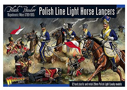 Warlord Games Napoleonic Polish Line Light Horse Lancers, Black Powder Wargaming Miniaturen