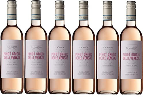 Il Caggio Pinot Grigio Rose Wine, 75 cl, Case of 6