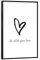artboxONE Poster mit schwarzem Rahmen 30x20 cm DO What You Love von Vanja Andersson - Poster mit Kunststoffrahmen