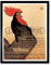 Wee Blue Coo Exhibition Cockerel Cocorico Paris France Vintage Art Print Framed Poster Wall Decor Kunstdruck Poster Wand-Dekor-12X16 Zoll
