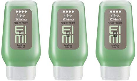 Wella 3 er Pack Wella EIMI Sculpt Force 28ml Flubber Gel extra Stark