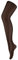 Sock Snob - Ladies Thick Coloured 80 Denier Opaque Patterned Winter Fashion Tights (8-14 UK 36/42, Stripe Brown)