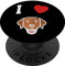 Lustiger Hundebesitzer I Love My Dogs PopSockets mit austauschbarem PopGrip
