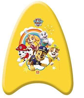 Lively Moments Kickboard ca. 42 cm Surfboard Paw Patrol (gelb) kleines Bodyboard Schwimmbrett Surfboard