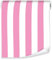Vliestapete Streifen Rosa Weiß - 10mx50cm inkl. Kleister - für Babyzimmer Mädchen Modern 10M Rolle Vlies Tapete Tapeten Wandtapete Mustertapete UV-Beständig