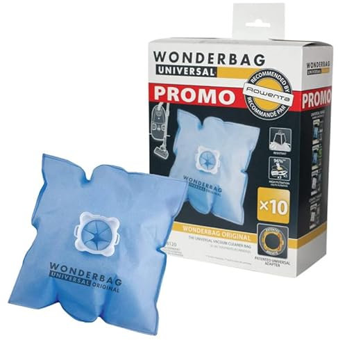 Sacs microfibres par 10 en vrac WONDERBAG WB408120REC pour Aspirateur