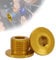 JFG RACING Sur Ron Front Wheel Axle Nut Screw,M16*1.5P Axle Lock Nut Bolts Screw for Electric Bike Sur Ron Light Bee X/S/L1E/X160/X260-Gold