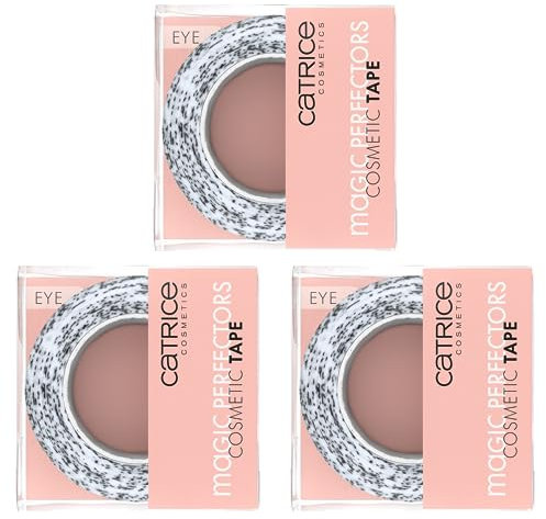 Catrice Magic Perfectors Cosmetic Tape, Lidschablone, für sensible Augen/Haut, definierend, Expressergebnis, Einfach zu entfernen, Nanopartikel frei, 3er Pack (3x1pcs)