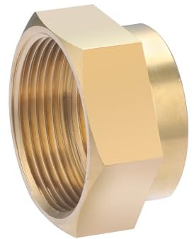 Manguito reductor de latón hembra-hembra 11/2-1/4 roscado | Ideal para adaptar conexiones en fontanería y calefacción | Resistente, preciso y duradero | QUICK PLOMBERIE