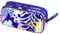 Baagl Federmäppchen für Mädchen, Schule Mäppchen, Federmappe mit 3 Fächer, Federtasche für Teenager, Kinder Etui (Violet)
