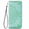 WBWONE Hülle für Motorola Moto G54 5G, Premium TPU/PU Leder Klappbar Mandala-Prägung Schutzhülle Handyhülle Case mit Standfunktion & Kartensteckplätzen, Grün