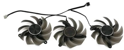 WOMELF FD8015U12D TH8015S2H-PC001 Compatible For Palit GeForce RTX 3060 Ti 3070 3070Ti 3080 3080Ti 3090 Gamingpro OC Graphics Card Cooler Fans (Color : 3 Fan)