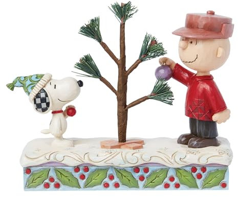 Peanuts by Jim Shore Figurine, Cast Stone, Multicoloured, Height 14cm
