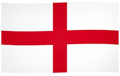 Murago - England Fahne ca. 90x60 cm - Englische Flagge klein ca. 60 x 90 cm Fanartikel Dekoration Garten wetterfest