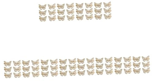 FRCOLOR 72 Pezzi Farfalla In Farfalle A Forma Di Mollette Per Farfalle Lato Morsetti Dei In Forcelle Creativo Clip Di