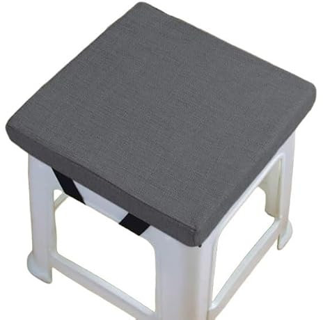Hocker-Kissen 30x30/25x25cm Sitzkissen Stuhlkissen Quadratisch Stuhlauflage, Bequem Weiches verdickte Kissen Sitzpolster, Kissen für hocker für Außen Oder Innen(Q7,20x30x5cm)