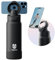 Magcheer 32oz/1L Magnetic Water Bottle with Phone Holder Compatible with MagSafe Insulated Gym Cold Drink Bottle for 24 Hours Tripod Bottle for Travel & Fitness Selfie(Black)
