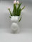 Weibliche Körpervase Schwanger, Frauenkörper, Schwangerschaft, Kunststoff, Blumenvase, Trockenblumen, 3D Druck, Dekoration, 22cm hoch