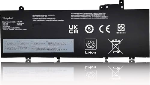 FlyZythrol L17L3P71 battery Compatible With Lenovo ThinkPad T480S series | L17M3P72 L17M3P71 01AV478 01AV480 01AV479 SB10K97620 SB10K97621 SB10K97622 11.52V 57Wh
