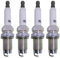 IZFR6P7 97153 Iridium-Zündkerze 03F905600A, kompatibel mit Audi A1 A3 Seat Altea Ibiza Leon Skoda Fabia Octavia Rapid VW Golf Polo 4 Stück Auto-Ersatz