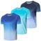 Cimic 3er Pack UV Shirt Herren Rashguard UPF 50+ UV Schutz Shirts Wasser Schwimmshirt Funktionsshirt Herren Lässig Sonnenschutz Sport Tshirt Männer Atmungsaktiv für Outdoor Schwimmen(0817-Navy-L)