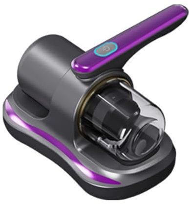 Richeyty Aspirateur pour matelas, aspirateur portable pour lit avec lumière, anti-acariens, aspirateur fils pour matelas, canapés, cheveux,