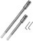 Syrvnto 2 Stück Verlängerungsschaft Set, 254 mm und 178 mm Extra Lang verlängerung für forstnerbohrer mit 3/8-schaft für besonders tiefe Lochfräsungen, Durchbrüche,Tiefbohrungen in Holz, Möbelbau