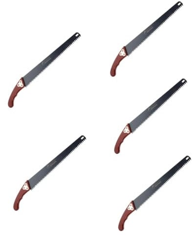 DIYEAH 5 Stück Gartensäge mit Holzgriff tragbar Glied Beschneidung Baum Trimmen Handkreissäge Klappsäge Beschneiden Handsäge Garten Handsäge Outdoor-Handsäge Stahl