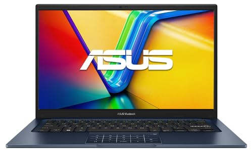 ASUS 2026 Vivobook - Laptop 14 FHD, Intel Core i5-1334U a 10 core con grafica Iris Xe, 12GB DDR4, SSD NVMe 512GB, USB-C con DP, WiFi, Bluetooth, Webcam, HDMI 1.4, Windows 11 Home con USB RE
