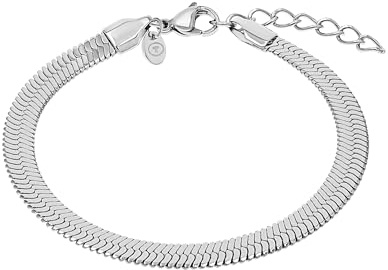 Tom Tailor Armband für Damen, Edelstahl, 16+4 cm, silber, Geschenkidee, Armschmuck, Damenschmuck, 2100622