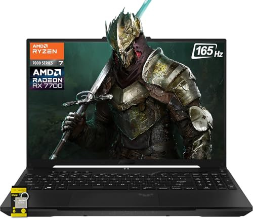 ASUS TUF Gaming A16 Ordinateur portable 16 WUXGA 165 Hz 7 ms 100 % sRGB AMD Octa-core Ryzen 7 7735HS 32 Go de RAM 1 To SSD AMD Radeon RX 7700S 8 Go (>RTX4060) Rétroéclairé USB-C USB4 Charge rapide