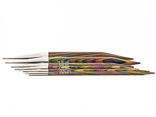 KnitPro KP20409 Interchangeable Normal Circular Needles Wood Multi-Coloured, 5,5 Millimeter
