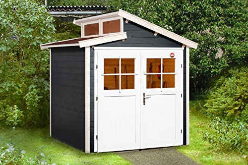 Weka Gartenhaus 226 Größe 1 anthrazit