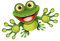 Sticker funny Frosch I 20 cm I für Laptop Koffer Roller Kühlschrank Tür Mülltonne Badezimmer als Auto-Aufkleber I lustig cool wetterfest I kfz400