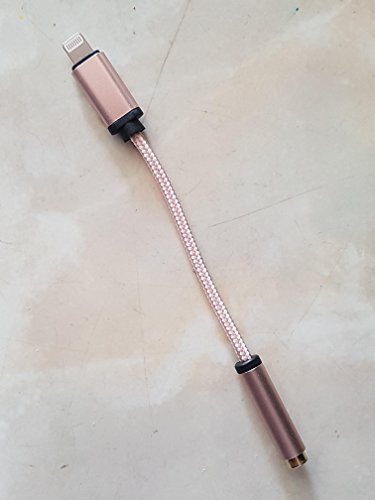 Detalles acerca de Lightning a 3,5 mm AUX Jack de auriculares adaptador de Audio para Apple Iphone 7 y 7 Plus