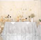 Eternal Beauty Pailletten-Tischdecken, Hochzeit, Halloween, Weihnachten, Party, Bankett, silber, 183*183cm