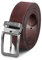 STILORD Vintage Echtleder Gürtel Herren Damen Retro Kürzbar Universal Ledergürtel Büffelleder, Farbe:cresto - braun | Schnalle gebürstet - silbern I, Größe:Universal 80-130 cm