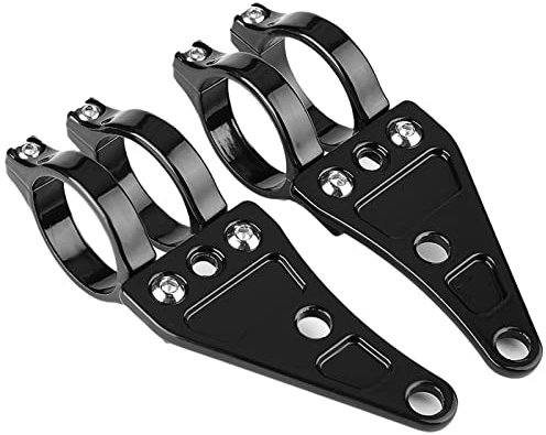 Fydun Motorrad Scheinwerferhalter Scheinwerfer Halterung Schellen Scheinwerferhalter Gabel 38mm-41mm für Motorrad 2St