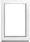 Alle Grössen Festverglasung Kunststoff Fenster - Kellerfenster BxH: 55 x 75 cm weiß fenster- Doppelverglasung Fenster Für Gartenhaus/Garagen Fenster -Premium Kunststofffenster BxH: 550 x 750 mm