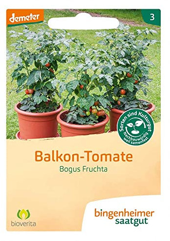 Bingenheimer Saatgut - Balkon-Tomate Bogus Fruchta - 1 Tüte