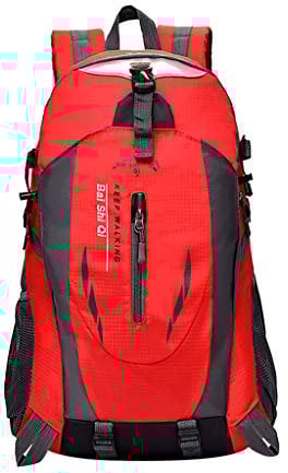 Yowablo 40L Waterproof Backpack Rucksack Hiking Camping Trekking Bag Laptop Bag Sport (40L, Red)