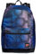 Zaino Scuola Seven Invicta Cyberspace Blu Viola con LED 44x33x16 cm Reversibile