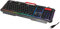 Typhoon TI022 - Gaming Tastatur mit Regenbogen-Hintergrundbeleuchtung und abnehmbaren Tasten (104 Tasten) für Windows/MAC OS/Linux, Schwarz