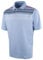 Island GREEN Mens Matrix Print Golf Polo Shirt - Sky/White/Navy - S