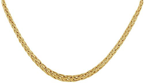 LES POULETTES BIJOUX - Collier Plaqué Or Maille Palmier