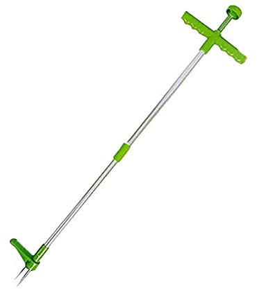 MISSFOX Weeder Jäten Teleskop Manuelles Jäten Werkzeug Weeder Rasen Gartengerät Twistless Löwenzahn-Extraktor